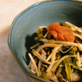++ゆゆ++'s cooksnap of when they made 春菊とえのきの梅煮.