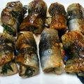 ポニーリボン's cooksnap of when they made 冷めても美味しい～♪サンマのシソ巻き.