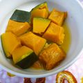 あーもこ's cooksnap of when they made レンジで！甘じょっぱい☆かぼちゃの煮つけ.