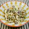 Satoco❋'s cooksnap of when they made デリ風♡セロリの葉っぱとお豆のサラダ.