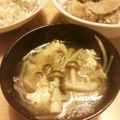 ぎゅうこ1129's cooksnap of when they made もやし ニラ 卵 ワカメの 中華スープ！.