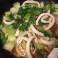 area_dc's cooksnap of when they made 青梗菜とイカのピリ辛オイスターソース炒め.