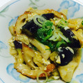 ジンベえちゃん's cooksnap of when they made なすとちくわの卵とじ.