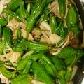 Takahashi9's cooksnap of when they made 豚肉とししとうの甘辛炒め.