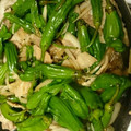 Takahashi9's cooksnap of when they made 豚肉とししとうの甘辛炒め.