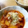 もんちもんち's cooksnap of when they made 鶏肉とじゃがいものトマト煮込み.