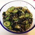 ユキぽっちん's cooksnap of when they made もずく酢で和えるだけ！ 簡単酢の物.