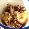 youich's cooksnap of when they made きのことサツマイモのガーリックワイン蒸し.