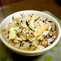 あくびぃー's cooksnap of when they made なめたけ＆ツナ缶の炊き込みご飯.