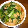あ～ずん's cooksnap of when they made 超簡単で短時間レシピの油揚げと小松菜煮.