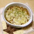 くいしんボー's cooksnap of when they made 禁断のレシピ！マヨカレー味の納豆ドリア.