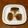 msft5632's cooksnap of when they made 離乳食手づかみ☆豆腐と林檎のパンケーキ風.
