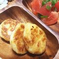 あたむ❤189's cooksnap of when they made ★クリームチーズ入り★もちもちおから餅★.