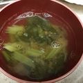 もうらん's cooksnap of when they made 小松菜のみそ汁.