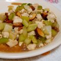 mmameco's cooksnap of when they made 豆腐、セロリ、カシューナッツ炒め.