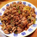 saori・ω・'s cooksnap of when they made 鶏ひき肉とにんにくの芽のバター醤油炒め.