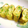 komomoもも's cooksnap of when they made ◇簡単ﾈｷﾞ入り卵焼き◇.