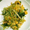 ぽっちゃりんこ☆'s cooksnap of when they made 超簡単！時短！水菜とツナの卵とじ.