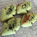 よーちゃん！'s cooksnap of when they made 葉っぱ形＊抹茶あんぱん.