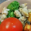 めかにか's cooksnap of when they made 菜の花とあさりの辛子和え.