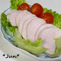 ＪＵＮちゃン's cooksnap of when they made うちのしっとりうっとりヘルシーゆで鶏。.
