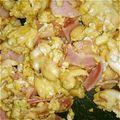 adamo⭐'s cooksnap of when they made ＊お麩とベーコンの炒り卵＊.