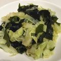 ゆずたんち☆'s cooksnap of when they made ～超簡単！キャベツとわかめのポン酢和え～.