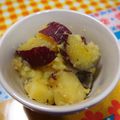 ジョンリークッカー's cooksnap of when they made お弁当に✾薩摩芋＆マジックソルト和え✾.