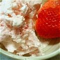 コロコロけろっぴ's cooksnap of when they made 材料３つ混ぜるだけ☆いちごアイスクリーム.