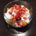 Ｐ子ママ's cooksnap of when they made 苺デザートソースでフルーツサラダ！.