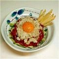 ぽんこ♡'s cooksnap of when they made 馬ユッケ.