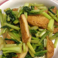 パフケーキ's cooksnap of when they made 簡単節約♪カブの葉とさつま揚げのピリ辛.