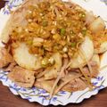 よっしいず's cooksnap of when they made 豚と山芋のピリ辛ねぎ炒め.