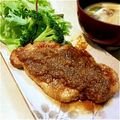 kurokuma26's cooksnap of when they made ポークジンジャー（豚の生姜焼き）.