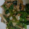 かりもも's cooksnap of when they made 長芋と小松菜の★辛味噌★炒め♪.