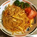 あいす39's cooksnap of when they made *やみつき*イカ墨パスタ.