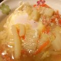 あっさ's cooksnap of when they made 朝食に＊白菜と落とし卵のスープ＊.