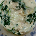 おけぴん's cooksnap of when they made ほうれん草とツナのクリーム炒め.