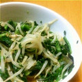 mamo_000's cooksnap of when they made ほうれん草ともやしのおひたし.