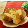 ちょこ０１７'s cooksnap of when they made ふわふわ☆長ネギ入りだし巻き風卵焼き.