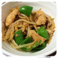 Ericats★'s cooksnap of when they made 節約☆鶏ささみとピーマンの塩麹炒め.