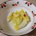 嬢さま's cooksnap of when they made 超簡単☆白菜の浅漬け.
