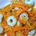 ぐーっち's cooksnap of when they made お弁当に♪人参とちくわのごま油炒め.