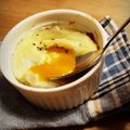 雛鳥と親鳥's cooksnap of when they made ✤きのこと卵のココット✤.