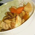 夕星　橋姫's cooksnap of when they made 鳥肉とにんじんとちくわの煮物。.