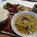 夢みるカエル's cooksnap of when they made 朝食用カレー風味のスープ.