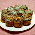 まあまま☆0403's cooksnap of when they made 黒蜜入り☆稲荷巻き寿司.