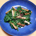 kurolabu428's cooksnap of when they made ほうれん草とちくわゴマ風味炒め.