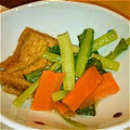 Seasonsととろ's cooksnap of when they made ★☆厚揚げと小松菜のさっと煮☆★.