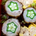 natumix's cooksnap of when they made オクラの肉巻き.